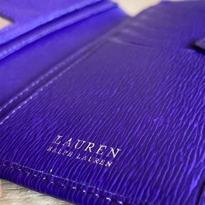 Purple Vintage Lauren Ralph Lauren Womens Wallet/Check Book